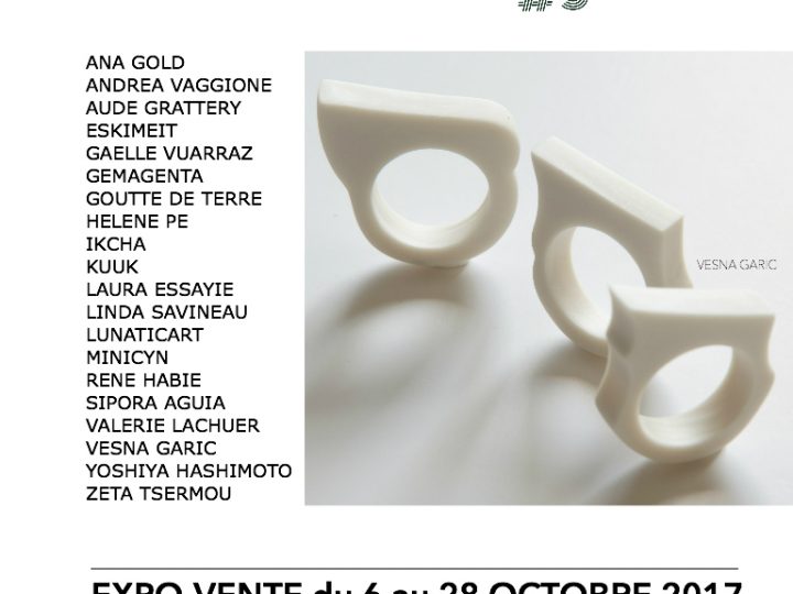Exposition 200 bagues 20 créateurs | Goutte de Terre | du 6 au 28 octobre